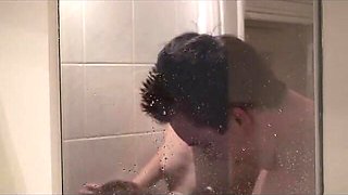 Shower Sex in Their Holiday Home