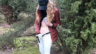 My First Outdoor Fuck with Facial Insemination