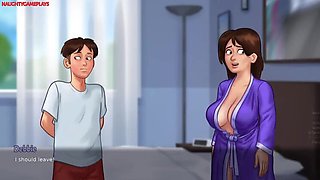 Horny MILF Landlady Catches Tenant Jerking Off to Her Panties - Big Tits & Huge Cock 3D Sex