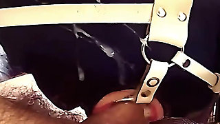 Spiel Maschinerie's Ring Dental Tunnel Gag Deepthroat Cumming-ultimate Collection 1