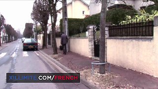 French Girls At Work - Threesome with busty French MILF Clanddi Jinkcego - Nikita