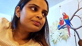 Indian Wife and Husband Romance with Pregnant in Interview