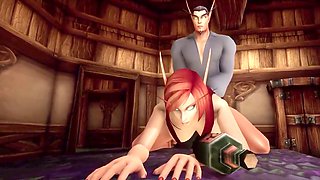 A night with the sultry elf milf Wraith931 in a Warcraft parody