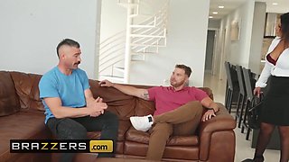 Real wifey stories - (Rose Monroe, Charles Dera) - sneaking and freaking in the bathroom - brazzers