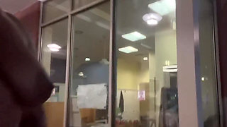 Walking Around Nude Fucking My Pussy with Vibrator in a Parking Lot