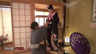 Hot Asian Brunette Yuna Shiratori in Cosplay Sucks Cock Before Wild Sex