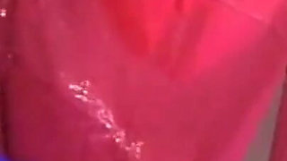 Vintage Red Latex Lingerie Glory Hole Action P2