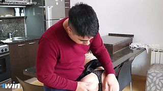 Exciting Latin Maid Deep throat My Manstick Amateur sex