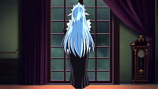Busty babes got trapped in a horny monster infested mansion hentai