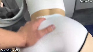 Big Booty Step Sister Gets Stuck In A Washing Machine And Needs Help From Her Step Brother