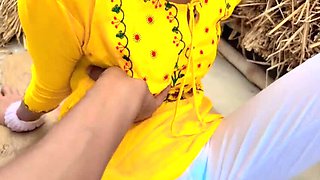 Desi village girl with tight pussy outdoor sex with Rohit Roy - HD Indian teen fuck
