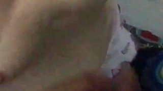 Little Bitch Doing a Nice Blowjob and Bathed in Cum - Amateur Nora MILF - Andy Z 94