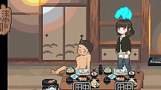 Yukiya Hot Spring the Waters of Fertility Hentai Game Ep.3 Onsen Cuckold Orgy!
