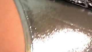 Milfycalla - Shiny Downjacket, Jeans & Leotard Stairway Sex (uncut Cum on Clothes) - Episode 314