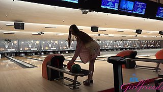 Public romance with a beautiful violet-haired woman in pov.