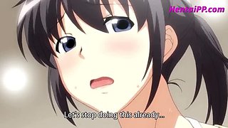 Brunette MILF Loses Video Game & Craves Stepbrother's Cum in Hentai Anime