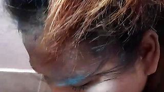 Asian sexy pinay girl blowjob lucky guy