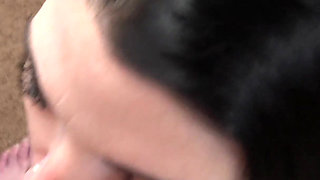 Jess B Is Giving Logan a POV Blowjob