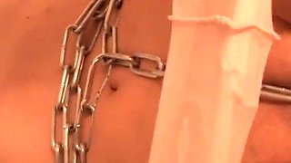 Jennifer bound and fettered to perv on