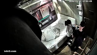 Asian amateur in maid uniform