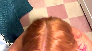 Horny redhead BBW filthy adult clip