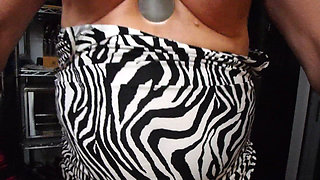 Putting on nipple stretchers