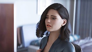 Ms Denvers' secret with her guy - animated naughty fun with MissKitty2K