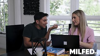 Hot cougar educator and student fulfills their forbidden dream