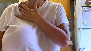 Great Big Boobs On Masturbating Redhead