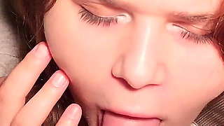 Teacher Fucks a Plump, Beautiful Redhead Student in All Positions for a Grade Before New Year's Eve