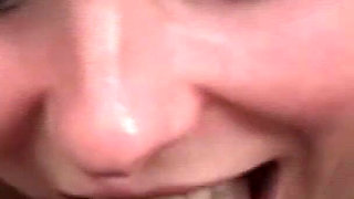 Redhead Teen From Germany Throating Cock and Eating Cum