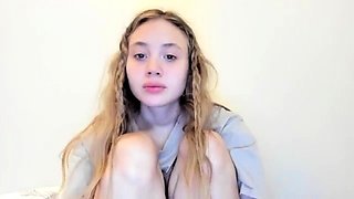 Naked Blonde Teen Girl Pussy Masturbation On Webcam