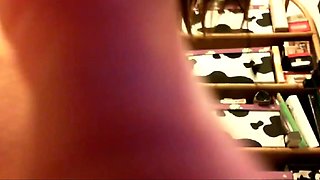 Extreme Big Black Dildo All in the Ass and Pussy for This Italian Slut
