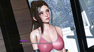 Dalia gives a deep blowjob and swallows all the spunk at the beach in Eternum