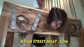Ejaculated Up Her Sweet Asian Butt Hole