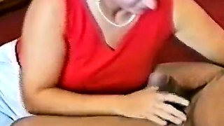 Mature Teacher Ann's Interracial Blowjob Lesson