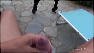 Alexandra Wett - Caught By Stepbrother! After The Gangbang, Hairy Pussy Licked And Fucked