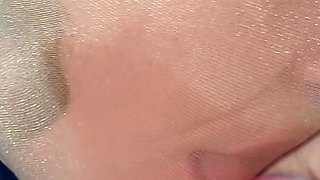 Natacha Guapa Tan Nylon Encasement Blowjob