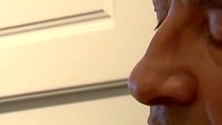 Blonde Milf gets her mouth and pussy filled with huge cock