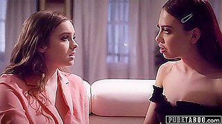 Stepsister Assumes Stepsiblings Identity To Fuck Lesbian Crush With Mary Moody And Sabina Rouge