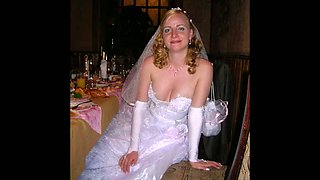 These brides are horny and they love to expose their private parts