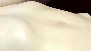She masturbates with her panties filled with hot cum from her boyfriend