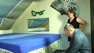 Private German Granny Threesome Fuck with Big Natural Tits and Hairy Pussies
