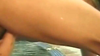 The Pussy Satisfied in the Pool