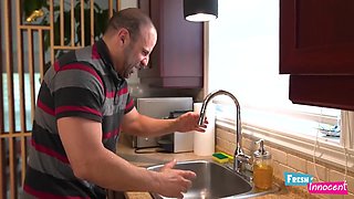 Fresh & Innocent - A Cute Tattooed Girl Is Fucked Hard By Her Plumber