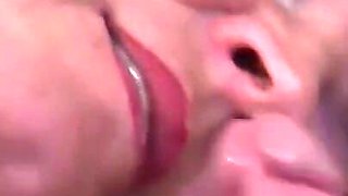 Huge body tattooed mature couple pussy licking milf pussy fucking cum in mouth