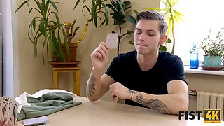 Fist4k - princess panties are eliminated so she is fisted by the nasty boy