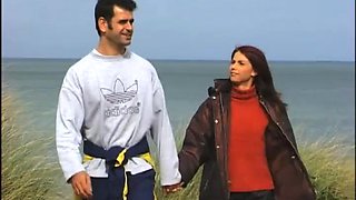 Victoria Takes Two Rides on the Beach - Private Porn Sex Videos