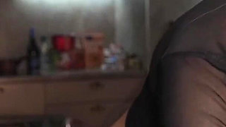 The Blonde Found Her Old Clothes and a Vibrator and Showed It All on Camera in Action