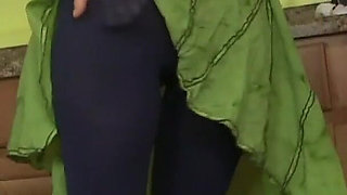 Hairy MILF Artemisia From the Us Gets Distracted During Dish Washing